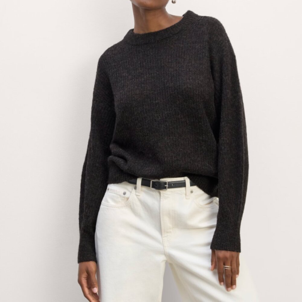 Everlane alpaca crew sweater xs NWT